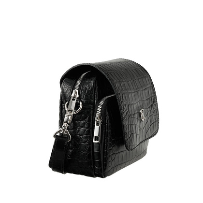 Skórzana listonoszka Canaletto z wzorem krokodyla – elegancja i funkcjonalność na co dzień TD655s121-A