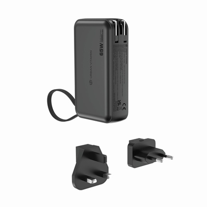 Ładowarka 2 w 1, power bank do laptopa 10000 mAh, 65W Eureka