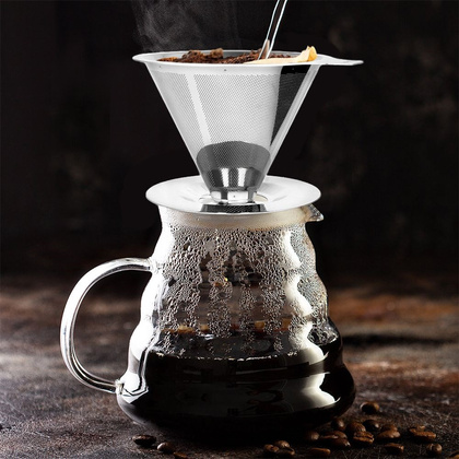 Filtr do zaparzania kawy stalowy 10 cm