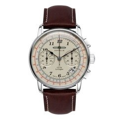 Zegarek Zeppelin LZ126 Los Angeles 7614-5 Quarz Beżowy