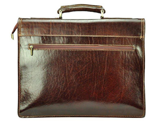 Teczka skórzana PELLUCCI Art.6 Brązowa