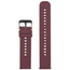 Pasek gumowy do zegarka U27 - fioletowy/czarny - 20mm