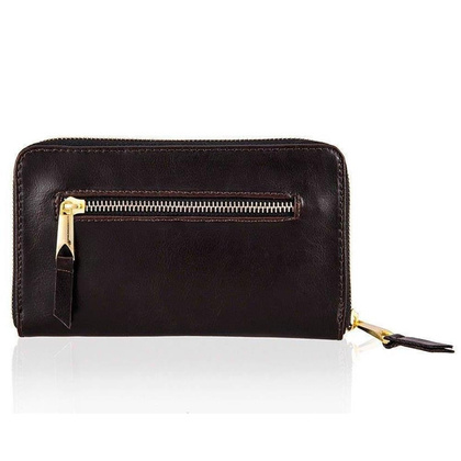 Portfel damski skórzany KEMER SOLIER P01 Brązowy - min. zamówienie 20 / 50 / 100 szt.