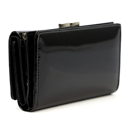 Portfel damski skórzany PIERRE CARDIN 07 SHINY 108 Turkusowy