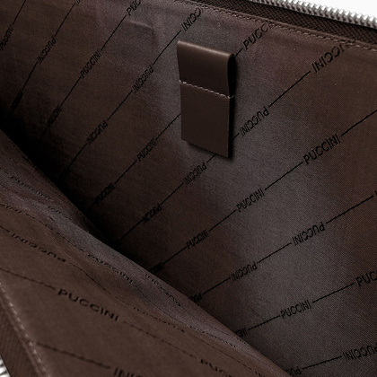 Skórzane etui na laptop 15" PUCCINI VULCANO VC92526 2 Brązowe