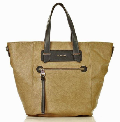 MONNARI Stylowa torebka miejska beżowy - min. zamówienie 20 / 50 / 100 szt.