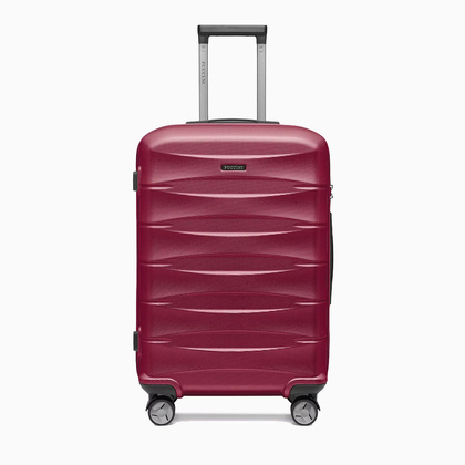 Średnia walizka PUCCINI CAIRO ABS030B 3B Bordowa