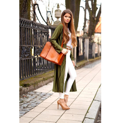 Torba damska na ramię KEMER VOOC Vintage P4p brąz