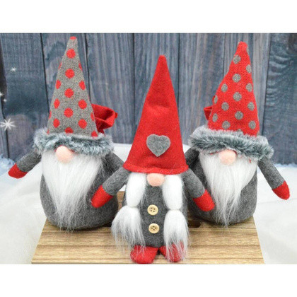 SKRZAT DEKORACYJNY Z SERDUSZKIEM 20CM GIRL