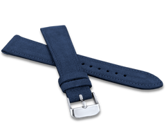 LAVVU Niebieski szyty pasek SUEDE z luksusowej skóry Top Grain - 18
