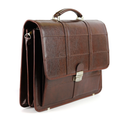 514 Teczka męska pasy - jasny brąz KEMER