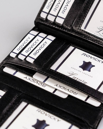 Elegancki portfel damski ze skóry naturalnej