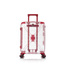 Heys X-Ray mała czerwona transparentna walizka kabinowa na kółkach