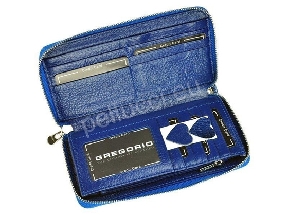 Portfel damski skórzany PELLUCCI GF119 Czarny