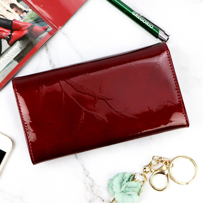 Pierre Cardin Duży skórzany portfel damski