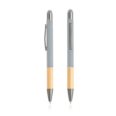 Aluminiowy długopis z recyklingu z funkcją touch / Retouch