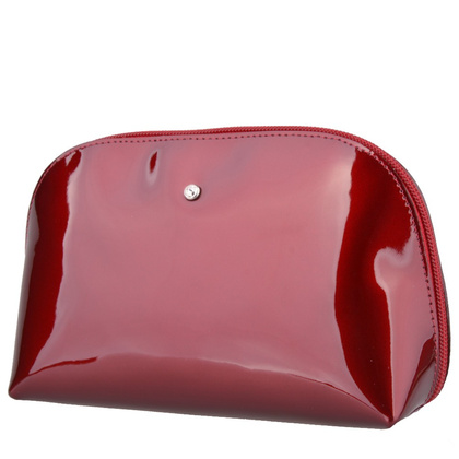 Kosmetyczka skórzana KEMER KO 252 Bordo lakier - min. zamówienie 20 / 50 / 100 szt.