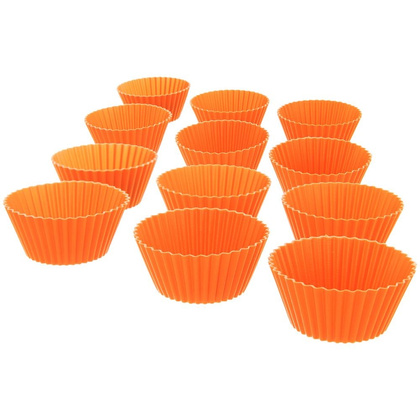 Forma silikonowa do pieczenia muffinek babeczek na muffinki foremki 12 sztuk