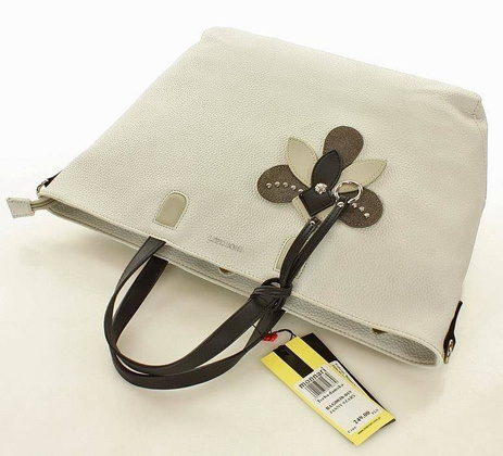 MONNARI Stylowa torba shopper bag jasny szary - min. zamówienie 20 / 50 / 100 szt.