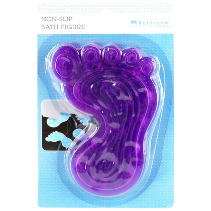 Podkładki antypoślizgowe z przyssawkami stopy fioletowe zestaw 4 szt.