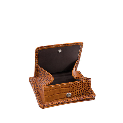 Portfel damski Canaletto koniak croco RFID PD1008s262