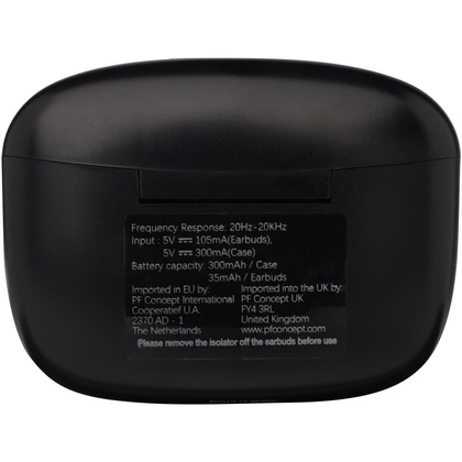 Essos 2.0 automatycznie parujące się bezprzewodowe słuchawki douszne z technologią True Wireless i futerałem