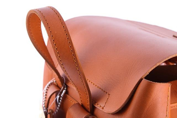 Ogromny plecak skórzany KEMER VOOC Vintage P40 koniak