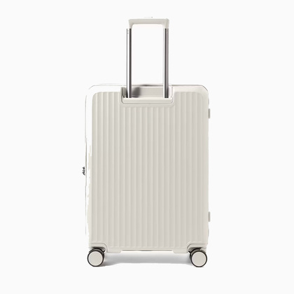 Średnia walizka PUCCINI MONTE CARLO PC036B 6B Beżowa