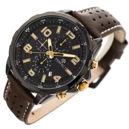 ZEGAREK MĘSKI PERFECT CH05L - CHRONOGRAF (zp353i) + BOX