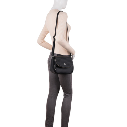 Torebka Canaletto z klapką z tłoczeniem plecionki – elegancja i funkcjonalność na lata TD717s33t1