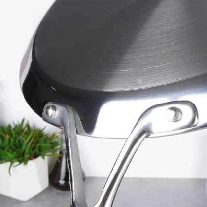 Patelnia do naleśników stalowa nieprzywierająca premium COOKCELL HYBRYD 29 cm