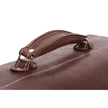 Big torba skórzana biznesowa KEMER VOOC TC8 brąz