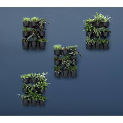 Kwietnik ogród wertykalny wiszący antracyt