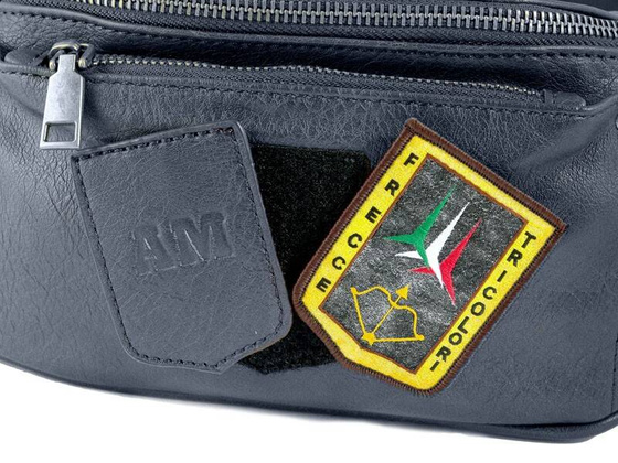 Torba na pas, biodrówka AERONAUTICA MILITARE Pilot Granatowa