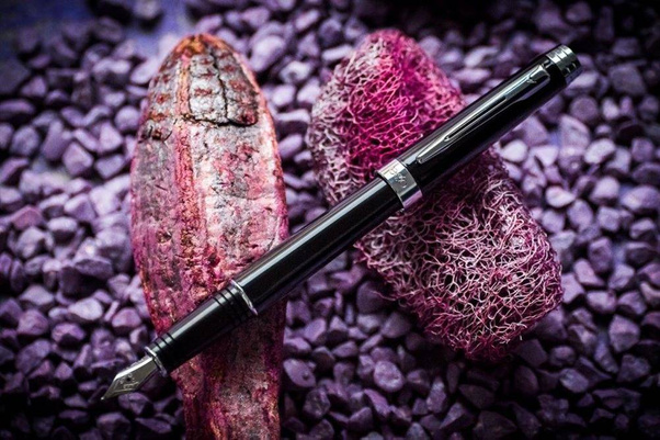 Pióro wieczne EXO Sagitta, czarny, wykończenia chromowane