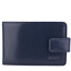 Etui na wizytówki / karty skórzane KEMER W-2 Granatowe - min. zamówienie 20 / 50 / 100 szt.