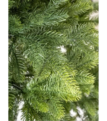 Choinka sztuczna PE01 180 cm  zielona z metalowym stojakiem jasnozielona silikonowa