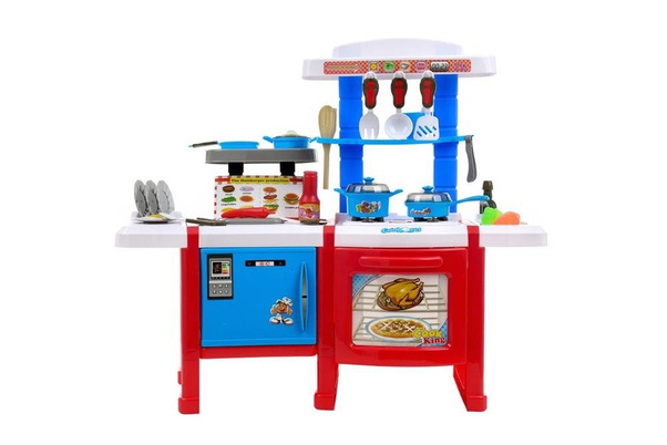 Kuchnia dla dzieci FUNFIT KIDS Czerwono Niebieska