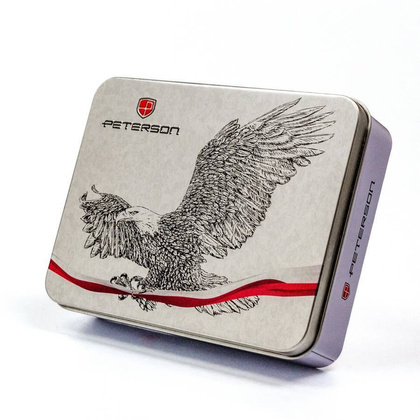 Duzy skorzany portfel meski na zamek