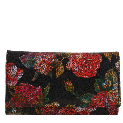 Portfel damski skórzany KEMER 008D Multikolor - min. zamówienie 20 / 50 / 100 szt.