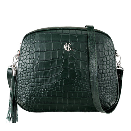 Skórzana listonoszka Canaletto z tłoczeniem krokodyla – styl i funkcjonalność TD808s114