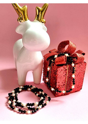 Bransoletka TURMALIN PERŁA 925