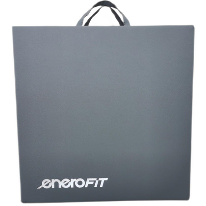 MATERAC GIMNASTYCZNY SKŁADANY 180x60x5CM SZARY ENERO FIT