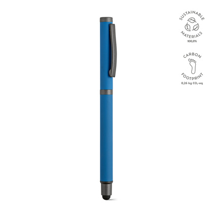 Dlugopis Woolf z recyklingowanej stali nierdzewnej z czarnym tuszem