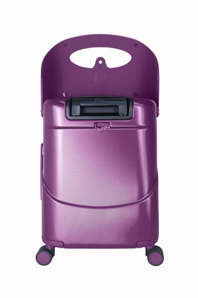 Walizka podróżna średnia z siedziskiem dla dziecka Purple MiaMily