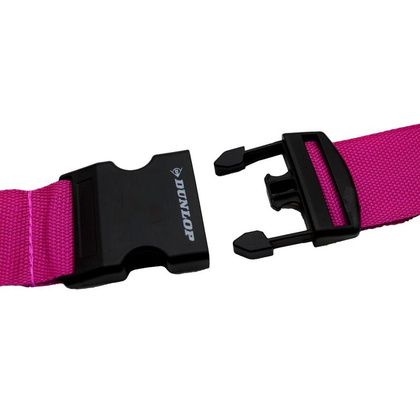 UNIWERSALNY PAS ZABEZPIECZAJĄCY DO WALIZKI SPINAJĄCY DUNLOP 200x5CM FUKSJA