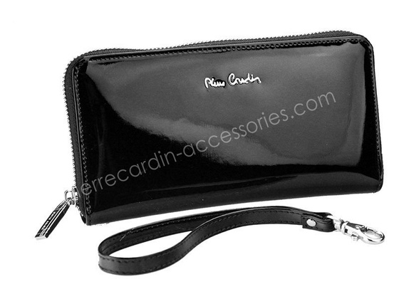 Portfel damski skórzany PIERRE CARDIN 05 LINE 119 Niebieski