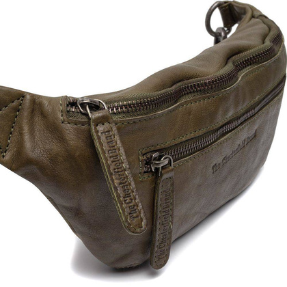 Saszetka / nerka skórzana Valencia Zielona - min. zamówienie 20 / 50 / 100 szt.