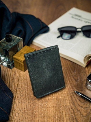 Niewielki portfel męski buffalo wild rfid wersja pionowa