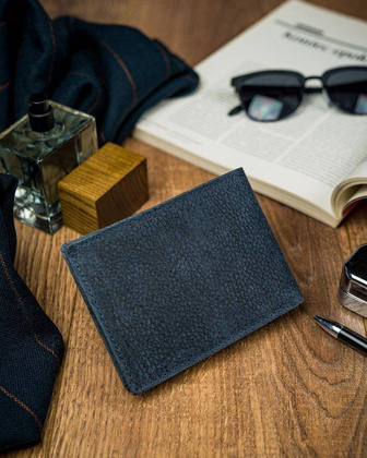 Piękny kolorowy portfel męski skórzany